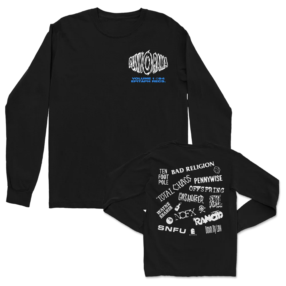 Punk-O-Rama Vol. 1 Logos Long Sleeve (Black)