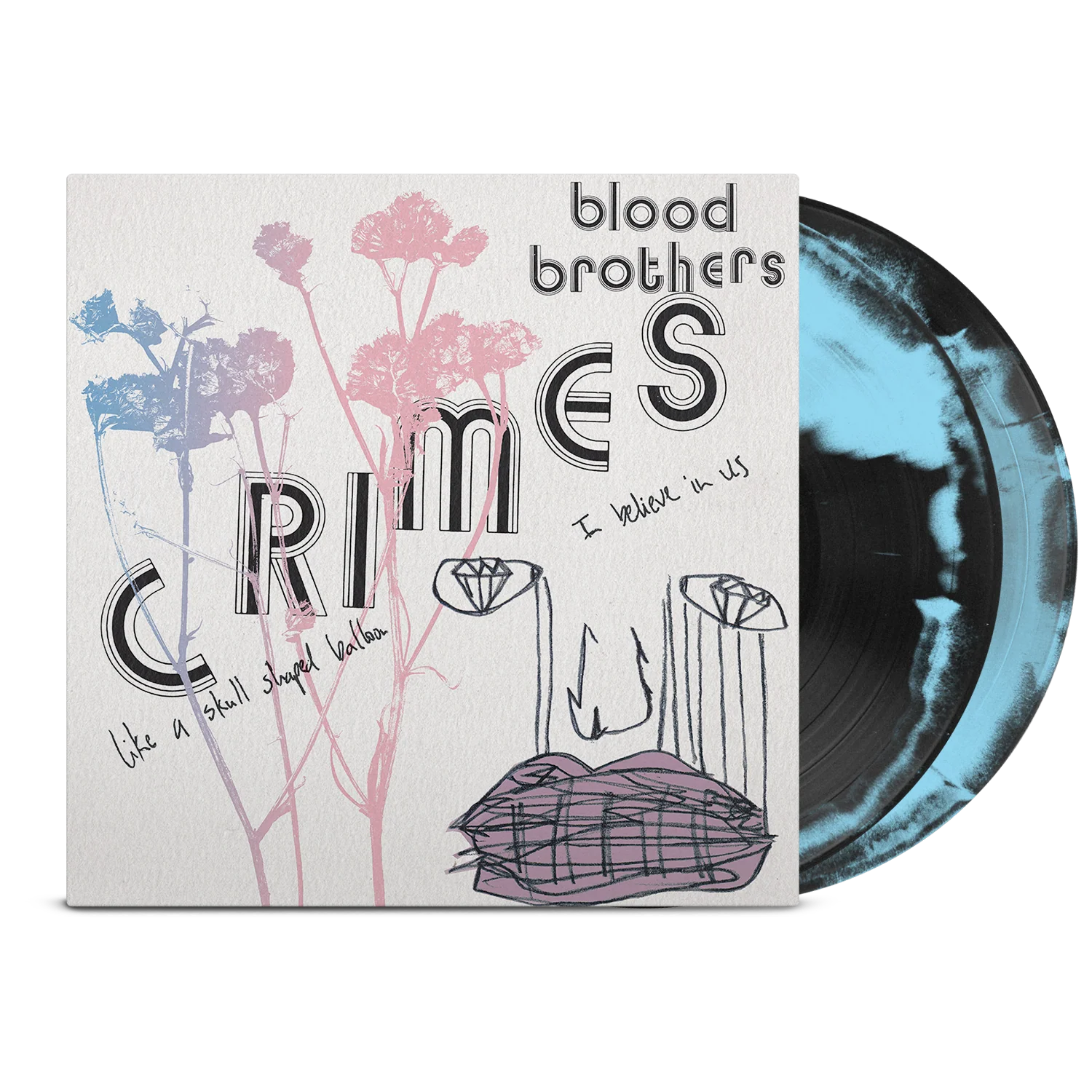 Crimes 2xLP (Collector's Edition) (Black/Baby Blue)