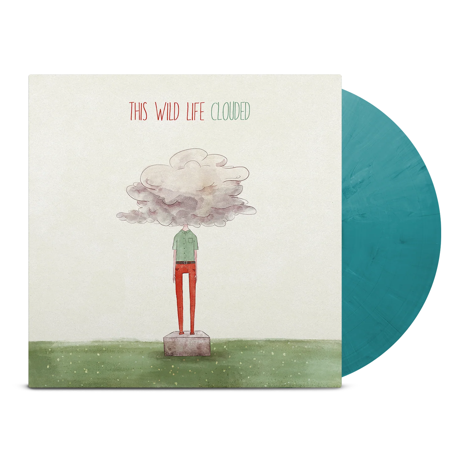 Clouded LP (Green/Blue/White)
